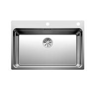 Blanco Etagon 700 - Fregadero, 74x50 cm, con guías, InFino, acero inoxidable 524274