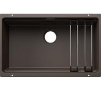 Blanco Etagon 700 - Fregadero de Silgranite, 73x46 cm, con accesorios, color café 527768