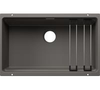 Blanco Etagon 700 - Fregadero Silgranite, 73x46 cm, con accesorios, volcán gris 527763