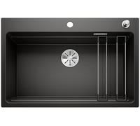 Blanco Etagon 8 fregadero de granito 78x51 cm negro 525892