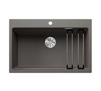 Blanco Etagon 8 - Fregadero de silgranite, 78x51 cm, con accesorios, InFino, gris 527262