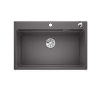 Blanco Etagon 8 - Fregadero de Silgranite, 78x51 cm, con guías, InFino, gris roca 525178