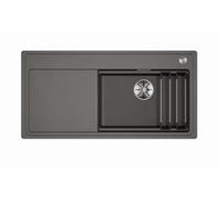 Blanco Etagon XL 6 S F - Fregadero de Silgranite, 99x50 cm, con guías, InFino, gris volcánico. 528103