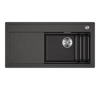 Blanco Etagon XL 6 S - Fregadero de Silgranite, 100x51 cm, con guías, InFino, piedra gris 528094