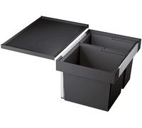 Blanco Flexon II - Cubo de basura extraíble, con separación, capacidad 32 l 521468
