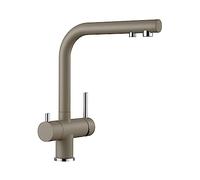 Blanco Grifo de cocina Fontas II con filtro integrado de pie cromo 523136