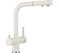 BLANCO FONTAS-S II Filtro blanco suave | Alta presión | Con manguera extraíble | Prevención de retorno | Cartucho de cerámica | Calidad asegurada del agua y ahorro de agua | Filtro todavía se necesita
