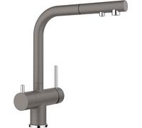 BLANCO FONTAS-S II Filtro de color gris volcánico | Alta presión | Con manguera extraíble | Prevención de retorno | Cartucho de cerámica | Calidad del agua asegurada y ahorro de agua | Filtro todavía
