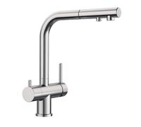 Blanco Fontas-S II grifo de cocina de pie acero inoxidable 525199