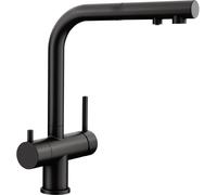 Blanco Grifo para filtro Fontas-S II con salida extraíble y giro 360° Negro mate 526672