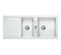 Blanco Fregadero De Encastre Manual Blanco 80cm Con Sifón - 513260