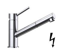 Blanco Grifo de fregadero Kano S – caño extraíble, cartucho cerámico, cromo 527648