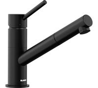 Blanco Grifo de cocina Kano-S 526668 – Salida extraíble, negro mate, cartucho cerámico