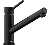 Blanco Kano S - Grifo de fregadero con salida extraíble, negro mate 527653
