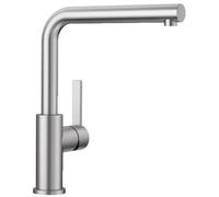Blanco – Grifo de cocina Lanora 523122 de pie, acero inoxidable cepillado, alta presión