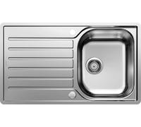 BLANCO LANTOS 45 S-IF Salto: Estructura con lavabo, rectangular, acero inoxidable, acero inoxidable, 1 cuba, acabado cepillado