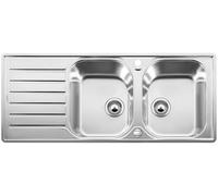 Blanco Lantos 8 S-IF Compact fregadero de acero 116x50 cm acero 519713