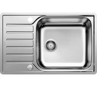 Blanco LANTOS XL 6 S-IF Compact - Fregadero 1 Cubeta + Escurridor Sobre Encimera/Enrasado 60cm Inox