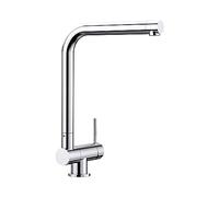 Blanco - Grifo de cocina Laressa-F Monomando caño alto giratorio 360º cromo 521545