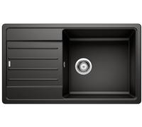 Blanco Fregadero de granito Legra XL 6 S 86 x 50 cm Negro 526087