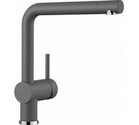 Blanco – Grifo de cocina Linus – Monomando caño alto giratorio 360° – Grafito/Gris 518814