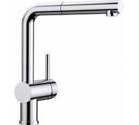 Blanco Grifo de cocina Linus-S de pie cromo 512402