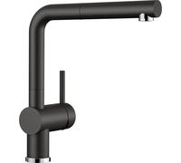 Blanco Linus-S grifo de cocina de pie negro 526148