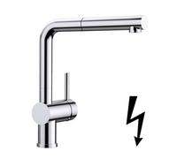Blanco Linus S - Grifo de fregadero con salida extraíble, cromo 512200