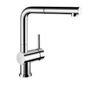 Blanco Linus S - Grifo de fregadero con salida extraíble, cromo 512402