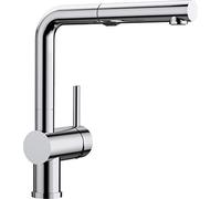 Blanco Grifo de cocina Linus-S Vario 518406 Caño alto monomando extraíble cromo