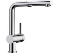 Blanco Grifo de cocina Linus-S Vario 518406 Caño alto monomando extraíble cromo