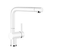 Blanco Grifo de cocina Linus – Monomando caño alto giratorio 360° Blanco 516702