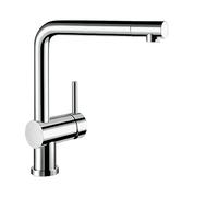 Blanco Grifo de fregadero Linus S Vario plegable bajo ventana cromo 514277