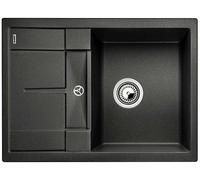 Blanco Metra 45 - Fregadero de silgranite, 68x50 cm, Compact, negro 525912