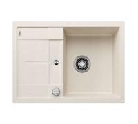 Blanco Metra 45 - Fregadero de silgranite, 68x50 cm, con control de desagüe, blanco suave 527102