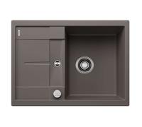 Blanco Metra 45 - Fregadero de silgranite, 68x50 cm, con control de desagüe, gris 527285