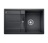 Blanco Metra 45 - Fregadero de Silgranite, 77x49 cm, con control de desagüe, antracita 519081