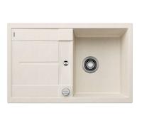 Blanco Metra 45 - Fregadero de silgranite, 78x50 cm, con control de desagüe, blanco suave 527105