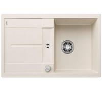 Blanco Metra 45 - Fregadero de silgranite, 78x50 cm, con control de desagüe, blanco suave 527105
