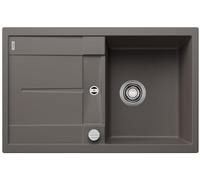 Blanco Metra 45 - Fregadero de silgranite, 78x50 cm, con control de desagüe, gris 527288
