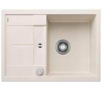 BLANCO METRA 45 S Compact 527102 Silgranit Softweiss - Reversible, con mando a distancia de desagüe
