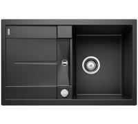Blanco Metra 45 S fregadero de granito 78x50 cm negro 525914