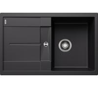 Blanco METRA 45 S - Fregadero Sobre Encimera Reversible Mueble de 45 Cm Negro