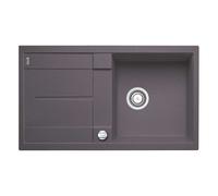 Blanco Metra 5 - Fregadero de Silgranite, 85x49 cm, con control de desagüe, roca gris 519102