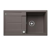 Blanco Metra 5 - Fregadero de silgranite, 86x50 cm, con control de desagüe, gris 527292