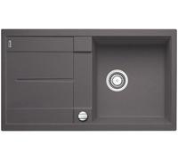 BLANCO METRA 5 S-F: Fregadero encastrado / Material: SILGRANIT / Color: Gris roca / Reversible / Con sistema de desagüe oculto - Incluye 5 años de garantía