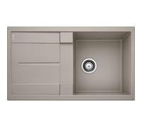 Blanco Metra 5 S Silgranit PuraDur 517348 - Fregadero empotrado, Gris (Tartufo), 50 cm