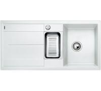 BLANCO METRA 6 S-F: Fregadero empotrado / Material: SILGRANIT / Color: blanco / Reversible / Con sistema de desagüe oculto - Incluye 5 años de garantía