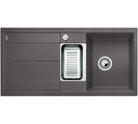BLANCO METRA 6 S-F: Fregadero encastrado / Material: SILGRANIT / Color: Gris roca / Reversible / Con sistema de desagüe oculto - Incluye 5 años de garantía