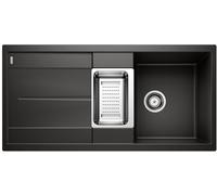 Blanco Metra 6 S fregadero de granito 100x50 cm negro 525927